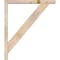 Ekena Millwork Traditional Block Smooth Bracket w/ Offset Brace, Douglas Fir, 3 1/2"W x 24"D x 28"H BKT0402X24X28TRA05SDF - alternate 2